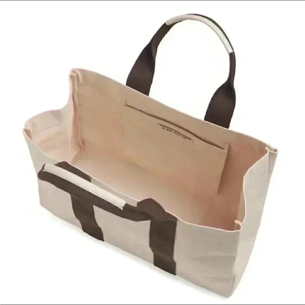 LE BAR MARCHÉ La Plage Beach Travel Tote - Picture 3 of 6